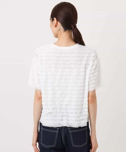 MK MICHEL KLEIN（エムケー ミッシェルクラン） tシャツ ミニフリル