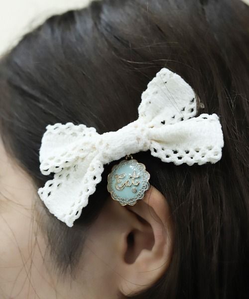 axes femme POETIQUE ヘアクリップ ワンダーガトーリボンクリップ
