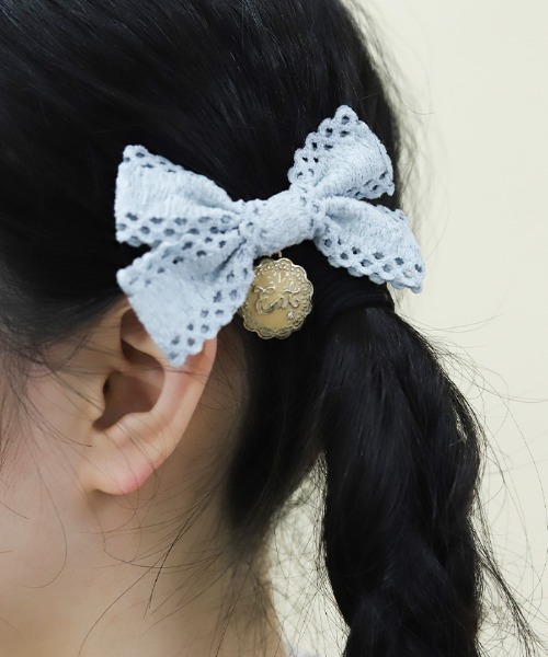 axes femme POETIQUE ヘアクリップ ワンダーガトーリボンクリップ