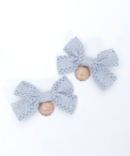 axes femme POETIQUE ヘアクリップ ワンダーガトーリボンクリップ