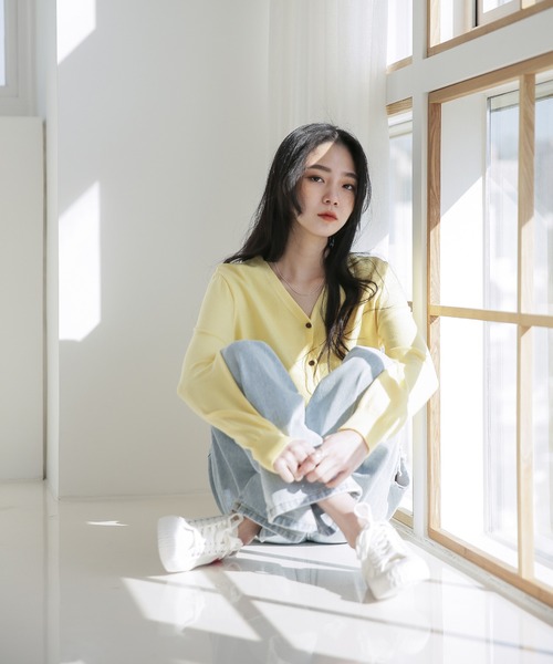 「UNE MANSION」 ダメージ加工デニムパンツ MEDIUM ブルー レディース