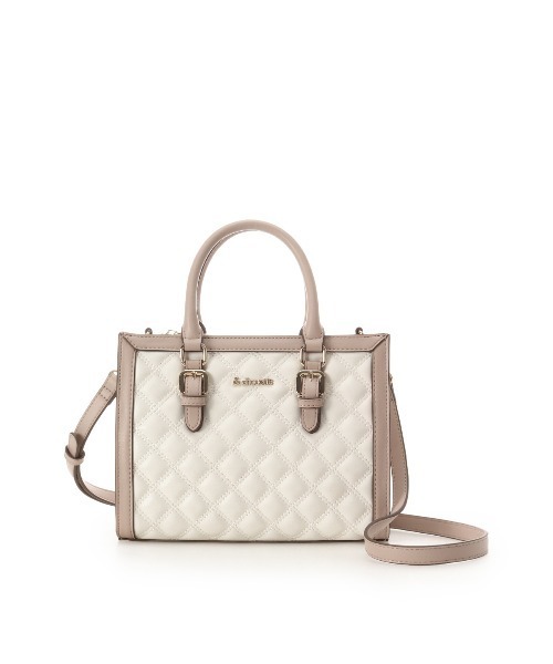 & chouette ショルダーバッグ バッグ キルティングスクエア
