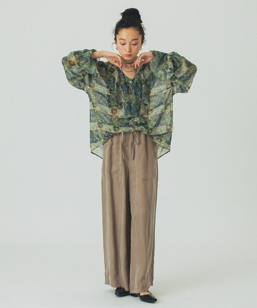 パンツ FIBRIL EASY PANTS レディース_12