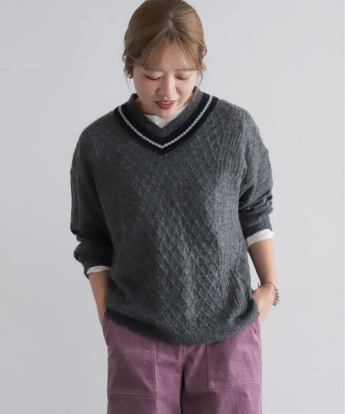 NOMBRE IMPAIR（ノンブルアンペール） ニット セーター ウールアルパカ