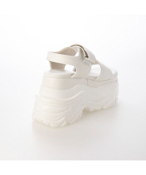 「Mafmof」 フラットサンダル L ブラック レディース_画像5