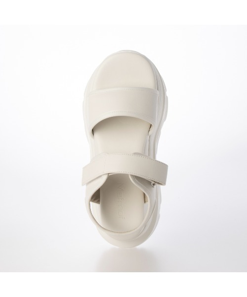 「Mafmof」 フラットサンダル L ブラック レディース_画像6