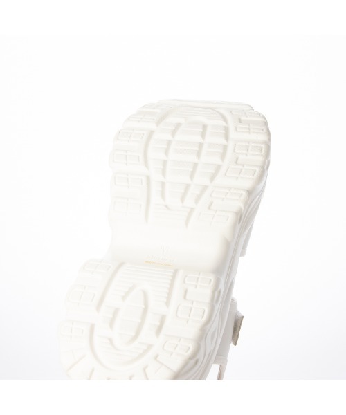 「Mafmof」 フラットサンダル L ブラック レディース_画像7