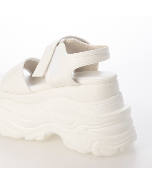 「Mafmof」 フラットサンダル L ブラック レディース_画像8