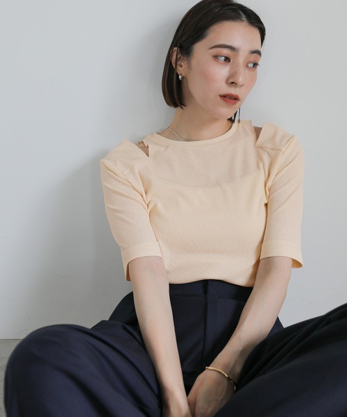 select MOCA（セレクトモカ） 半袖カットソー FREE ブラック