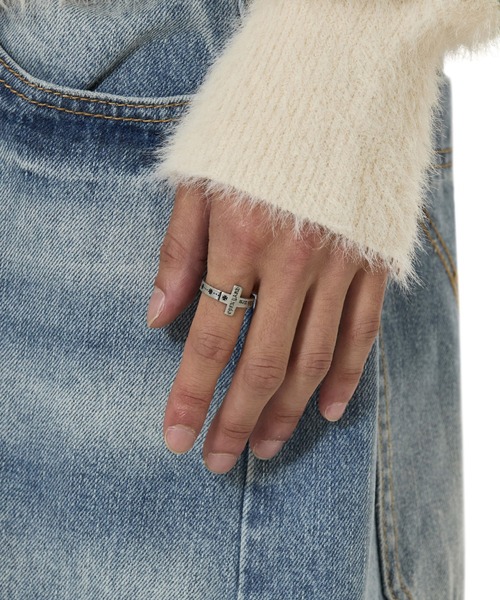 OY（オーワイ） 指輪 リング 「OY/オーワイ」ENGRAVED CROSS RING