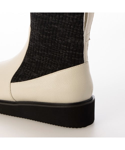 D'ICI（ディッシィ） ブーツ 「軽量」アンクルストレッチショート