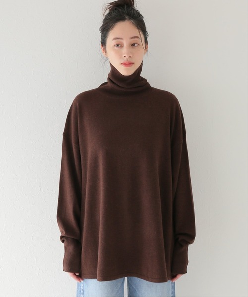 ジャーナルスタンダードラックス　アランニットベスト　ダークブラウン ジャーナルスタンダードラックス アランニットベスト ダークブラウン