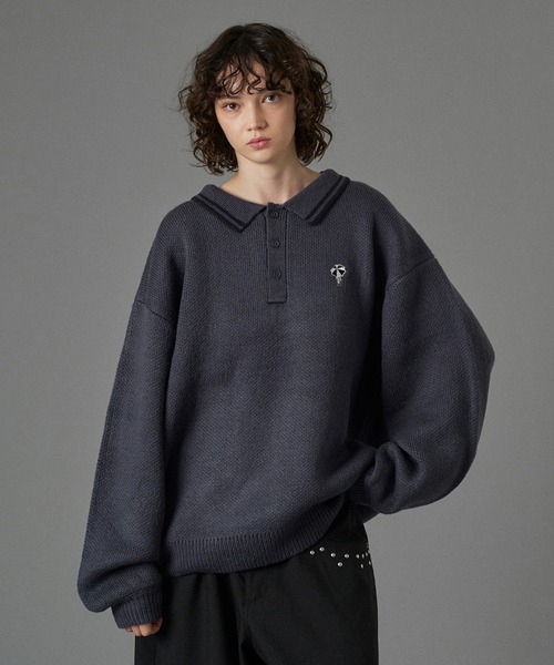 ONCILY（オンシェリー） セーター ニット ASSORT VOLUME KNIT POLO