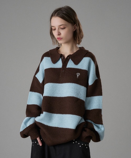 ONCILY（オンシェリー） セーター ニット ASSORT VOLUME KNIT POLO