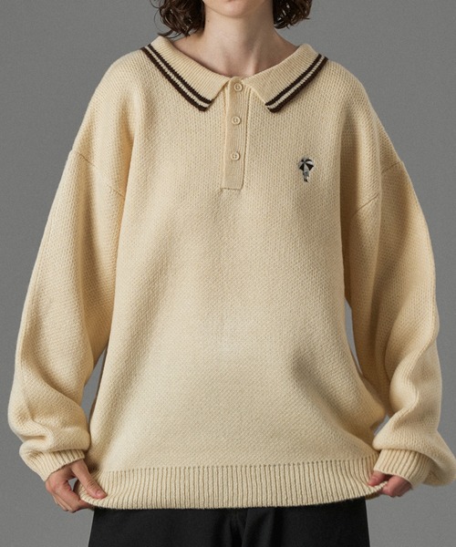 ONCILY（オンシェリー） セーター ニット ASSORT VOLUME KNIT POLO