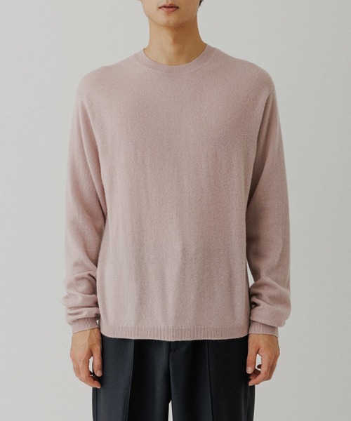 SALON adam et rope' カシミヤクルーネックニット定価5.3万円 SALON adam et rope'（サロン アダム エ ロペ） ニット フォックス