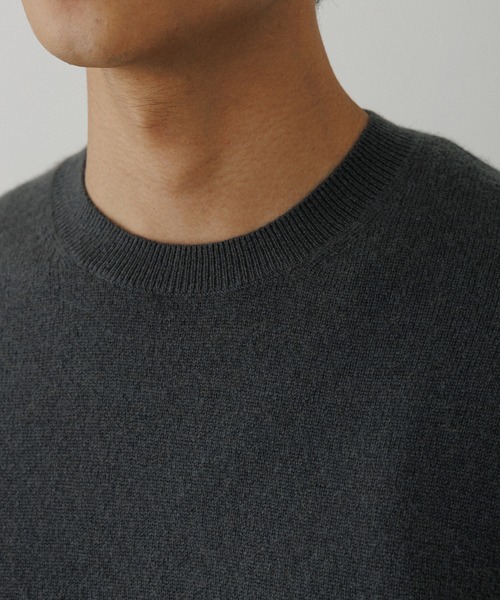 ADAM ET ROPE'（アダムエロペ） セーター ニット 12GG カシミヤ クルー