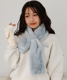 repipi armario（レピピアルマリオ） マフラー サシコミファーマフラー