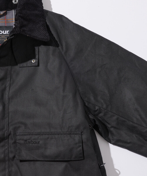 ブルゾン アウター Barbour/バブアー 別注 MODIFIED SPEY WAX JACKET メンズの画像