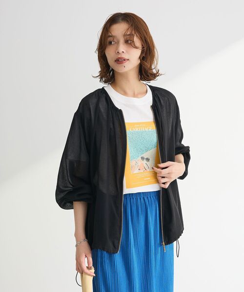 「Green Parks」 「chocol raffine robe」ブルゾン FREE ベージュ レディース_画像6