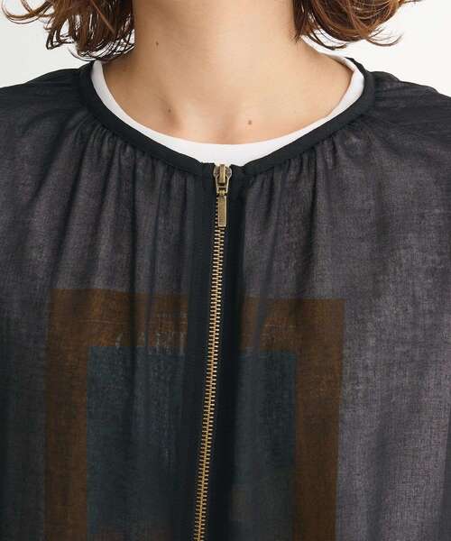 「Green Parks」 「chocol raffine robe」ブルゾン FREE ベージュ レディース_画像9