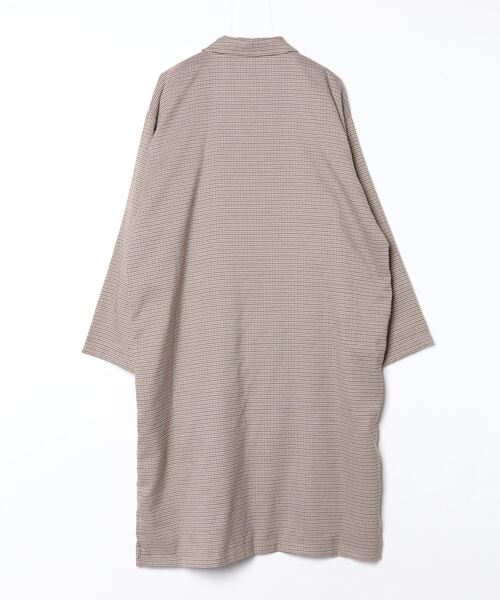 「Adoon plain」 ステンカラーコート MEDIUM ベージュ メンズ_画像2