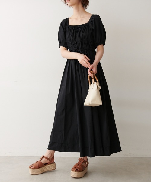 「FREE'S MART」 半袖ワンピース SMALL ブルー レディース_画像3