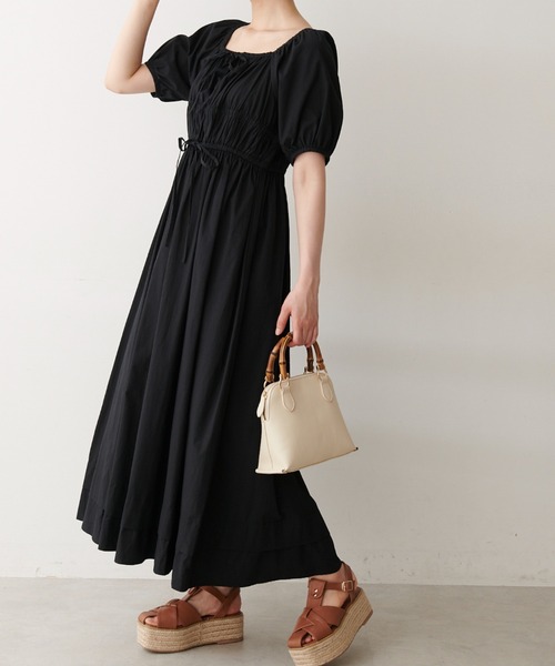 「FREE'S MART」 半袖ワンピース SMALL ブルー レディース_画像4