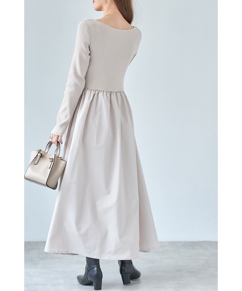 「&. NOSTALGIA」 ドッキングワンピース S ライトベージュ レディース_画像7