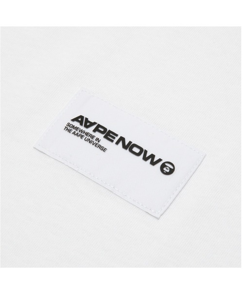 「AAPE BY A BATHING APE」 半袖Tシャツ - ホワイト メンズ_画像7