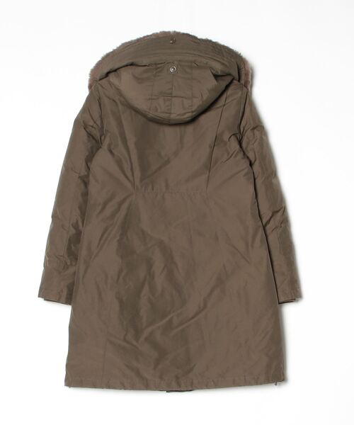 「WOOLRICH」 BOW BRIDGE ダウンコート X-SMALL グリーン レディース_画像2