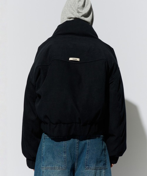 HANNE ブルゾン アウター ショートパディングブルゾン レディース