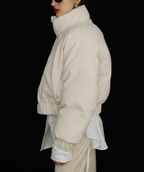 HANNE ブルゾン アウター ショートパディングブルゾン レディース