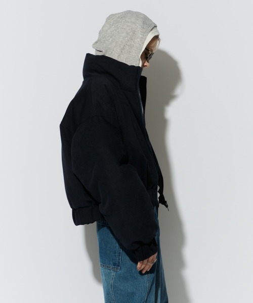 HANNE ブルゾン アウター ショートパディングブルゾン レディース