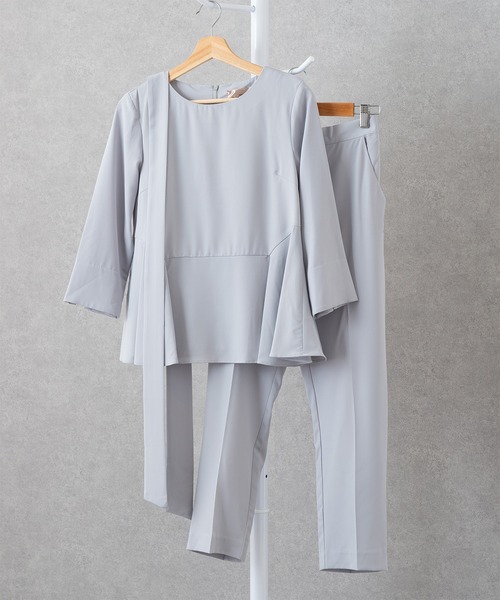 「DRESS LAB」 セットアップ L グレー レディース_画像5