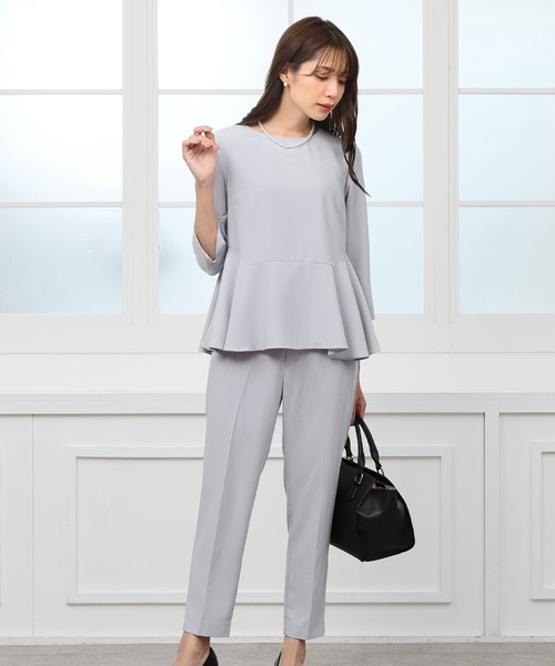 「DRESS LAB」 セットアップ L グレー レディース_画像6