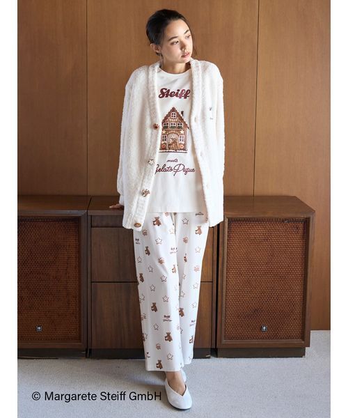 gelato pique（ジェラートピケ） パジャマ ルームウェア 「Steiff」総