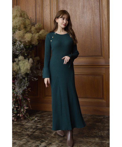 Her lip to ニットワンピース S グリーン レディース : ZOZOTOWN Yahoo