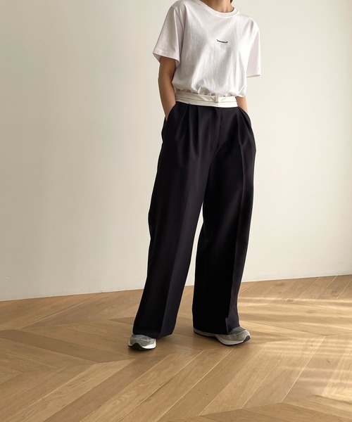 「CANAL JEAN」 「el mar」半袖Tシャツ ONE SIZE ブラック レディース_画像2