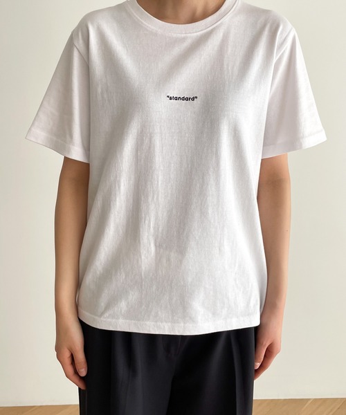 「CANAL JEAN」 「el mar」半袖Tシャツ ONE SIZE ブラック レディース_画像4