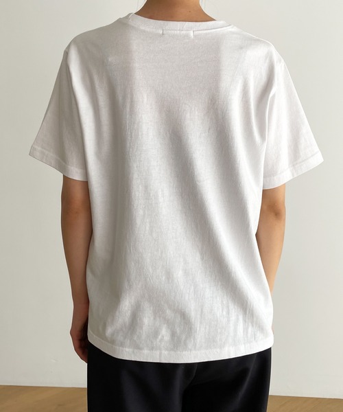 「CANAL JEAN」 「el mar」半袖Tシャツ ONE SIZE ブラック レディース_画像9