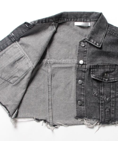 「MASHIRO」 ベスト FREE ブラック レディース_画像3