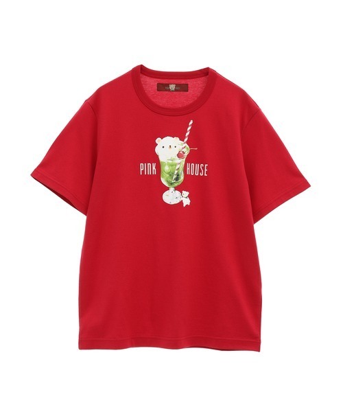 PINK HOUSE（ピンクハウス） 半袖Tシャツ MEDIUM ベージュ レディース 