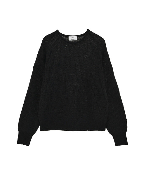 1er Arrondissement ニット セーター ウールモヘア畦ニットプル