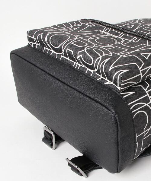 美品 Michael Kors ロゴパターン リュック MICHAEL KORS（マイケルコース） リュック FREE ブラック メンズ