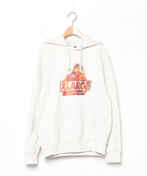 XLARGE」 プルオーバーパーカー SMALL グレー メンズ XLARGE 