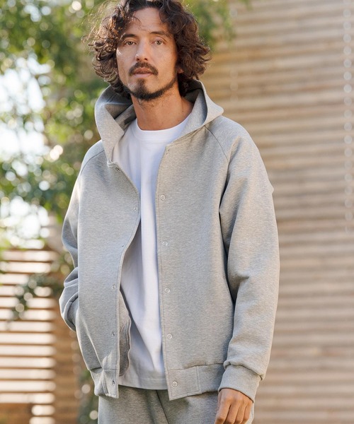 CAMBIO（カンビオ） パーカー mpa4016- ポンチリングボタンラグラン