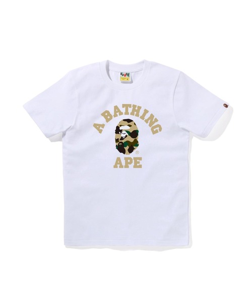 A BATHING APE（アベイシングエイプ） tシャツ 1ST CAMO COLLEGE TEE