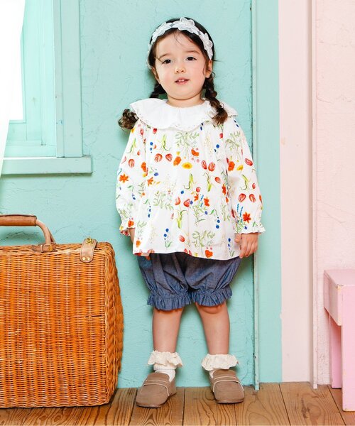 Boribon tシャツ ピエロカラーTシャツ キッズ 子供服 女の子 
