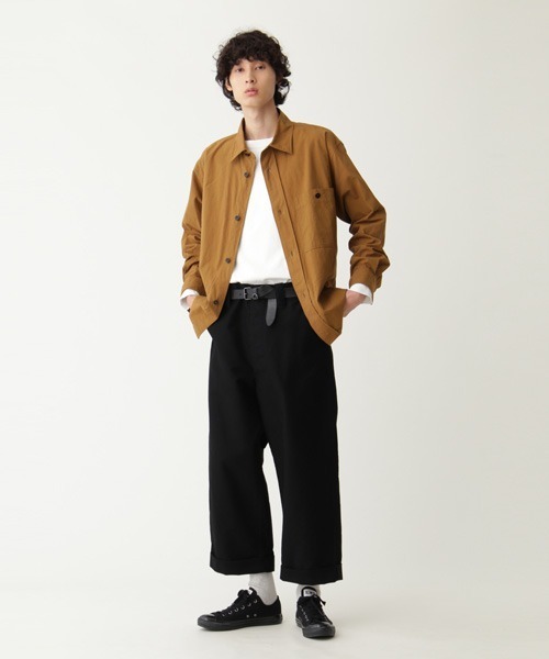 [MHL.] рубашка с длинным рукавом SMALL Brown женский 